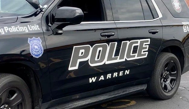 A Warren police SUV