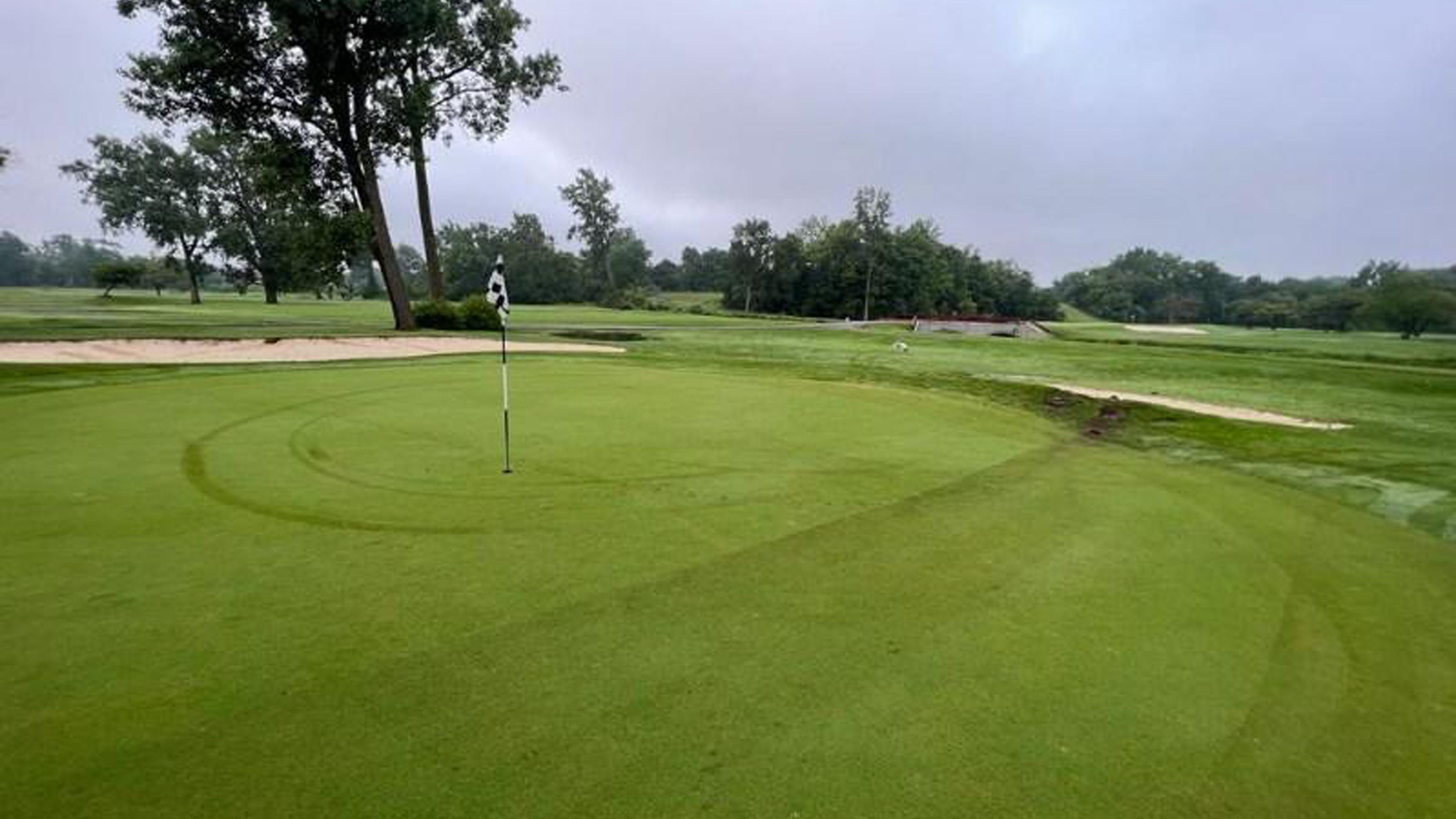 Dearborn Heights Police search for vandals who seem to have taken a joyride on the Warren Valley Golf Course; repairs estimated in the “tens of thousands of dollars”