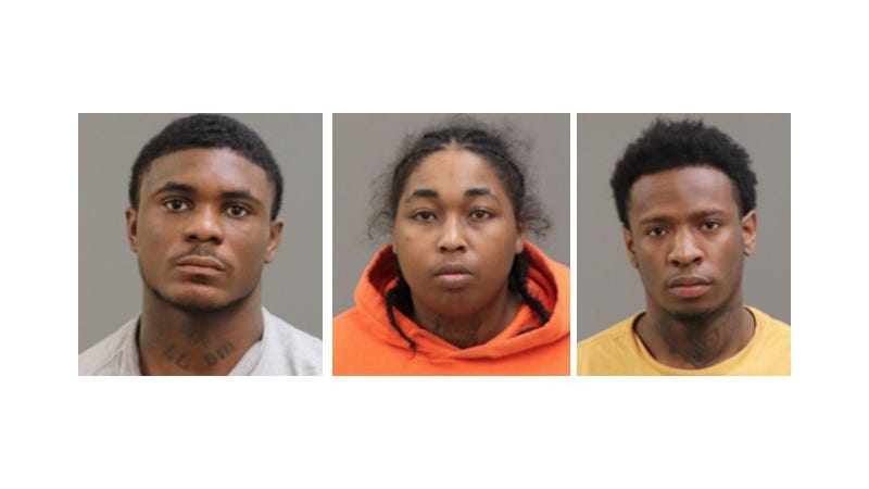 2 dozen charges against suspects who carjacked, shot woman at Warren gas station
