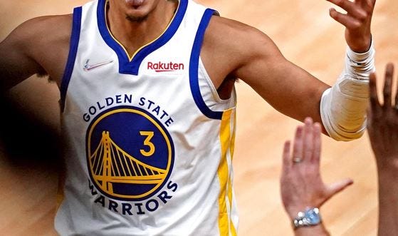 A; Golden State Warriors guard Jordan Poole
