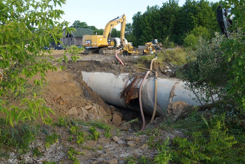 Busted water main
