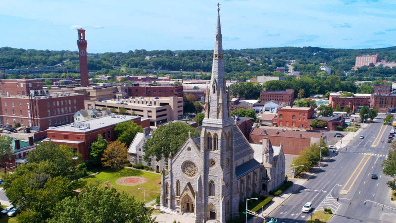 Downtown Waterbury.