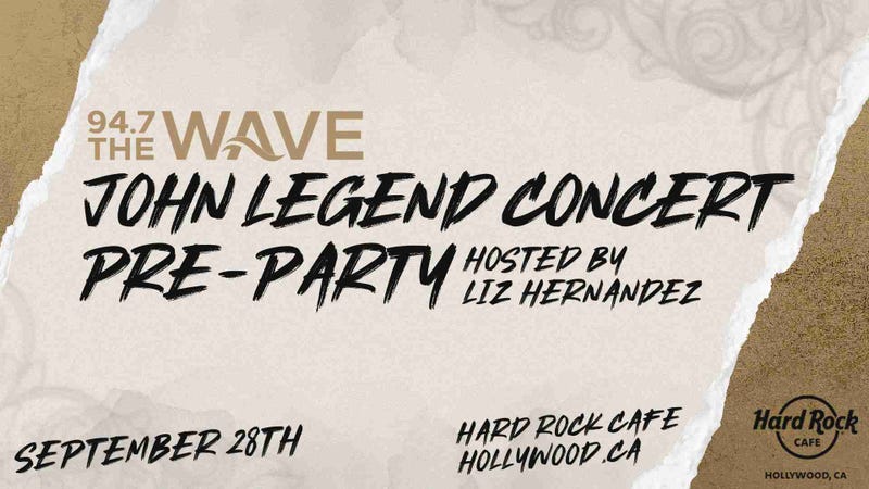 John Legend Pre-Party 9/28/25