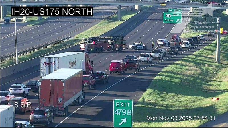Westbound I-20 at Hwy 175
