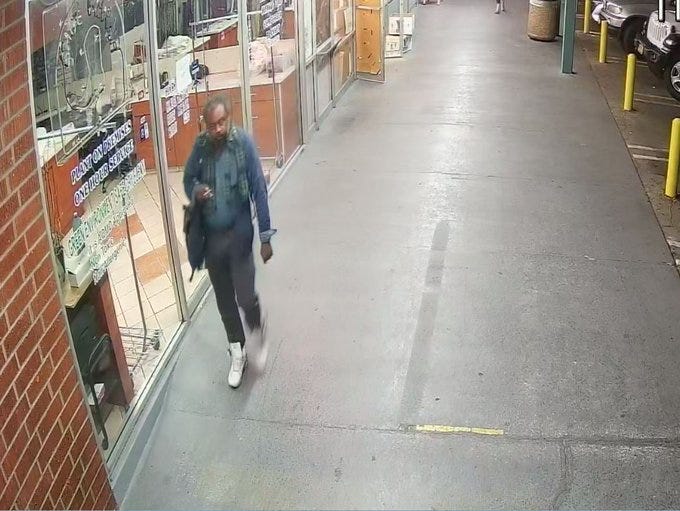 Stabber caught on camera