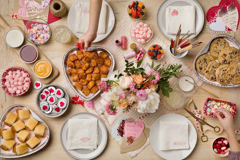 Chick-fil-A assortment of Valentine's Day menu items