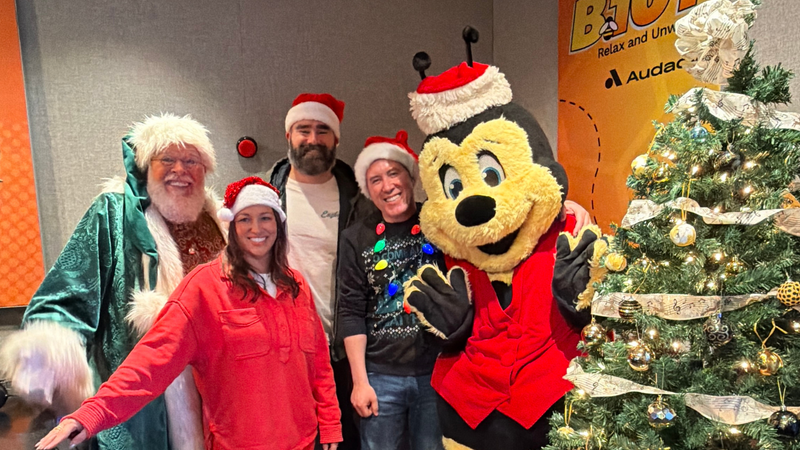 Jason Kelce joins The Kathy Romano Show to flip to Christmas Music