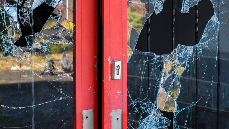 broken doors