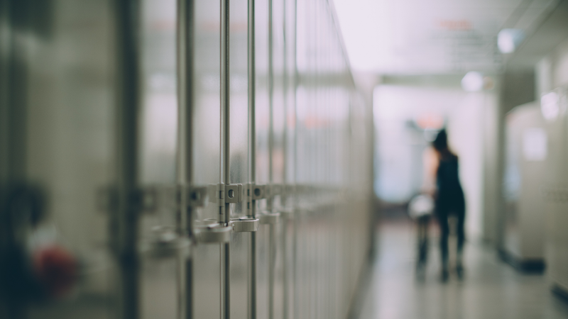 School hallway