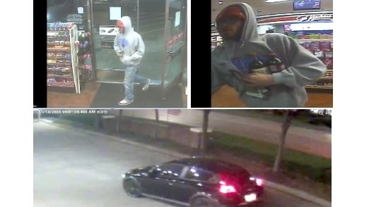 Suspect and vehicle