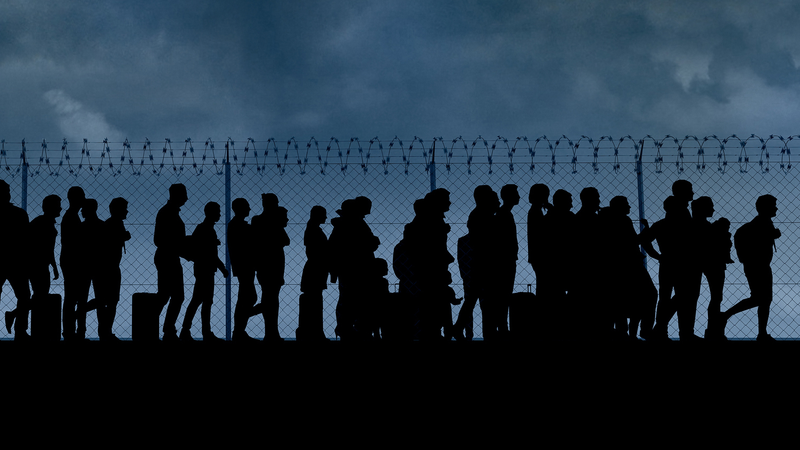 Immigrants at border