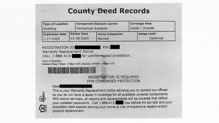 scam/mailer