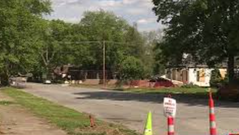 explosion site