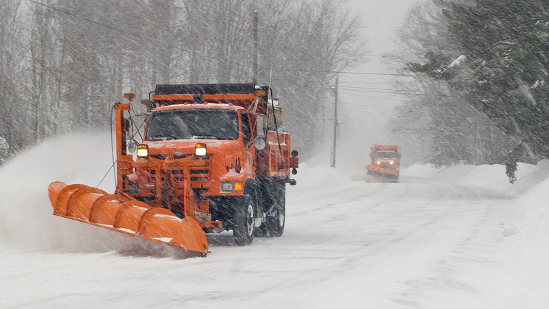 snow plow kansas city driver