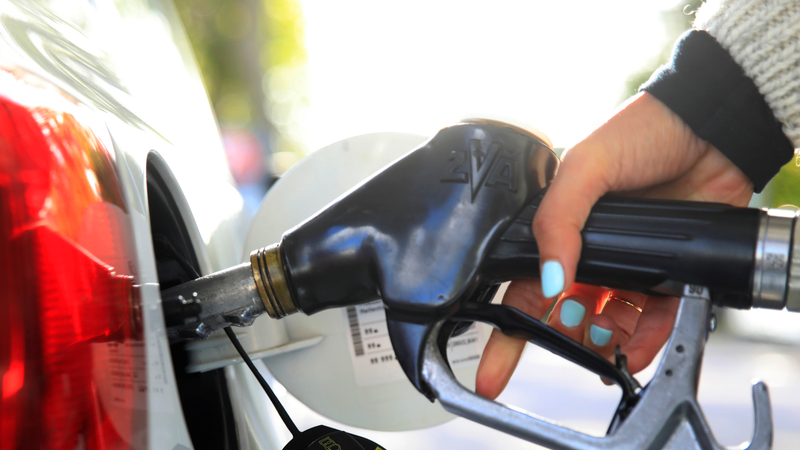 Gas pump car