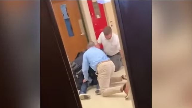 Shawnee Mission Student on Floor