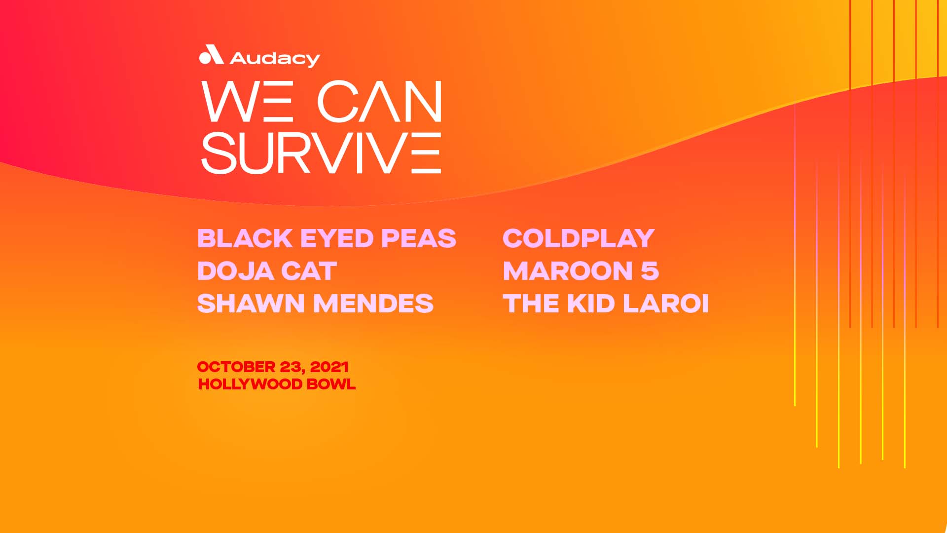 Maroon 5 joins the 2021 'We Can Survive' lineup