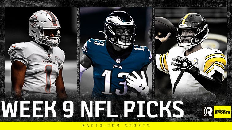 RADIO.COM Sports NFL Week 9 expert picks