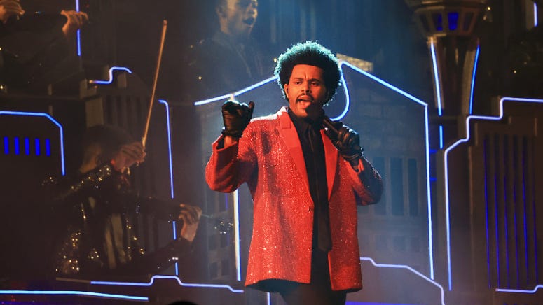 The Weeknd lights up the Super Bowl LV Halftime Show