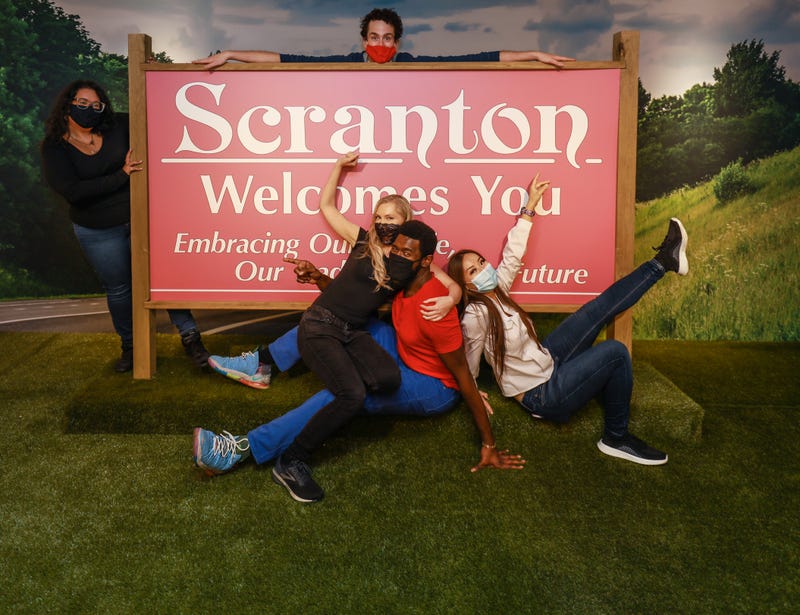 Welcome to Scranton sign at The Office Experience