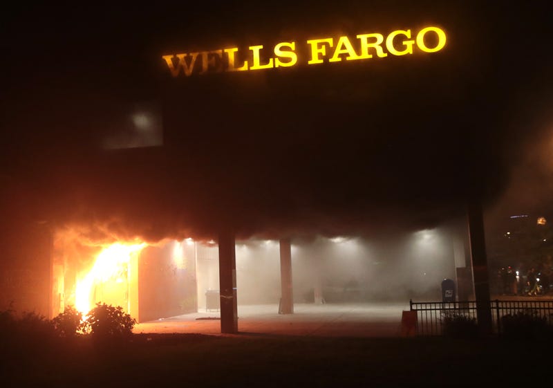 Wells Fargo on fire