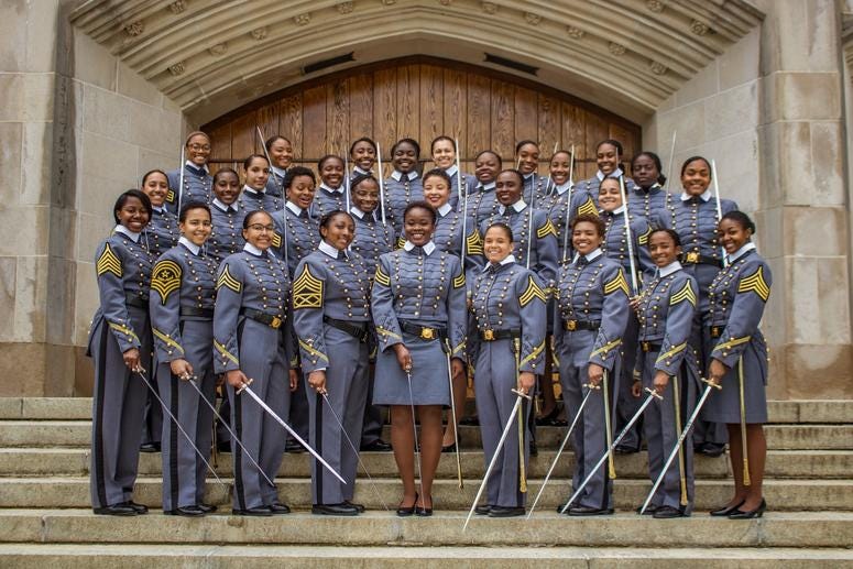 West Point graduates largest class of black women in the history of the United States Military Academy