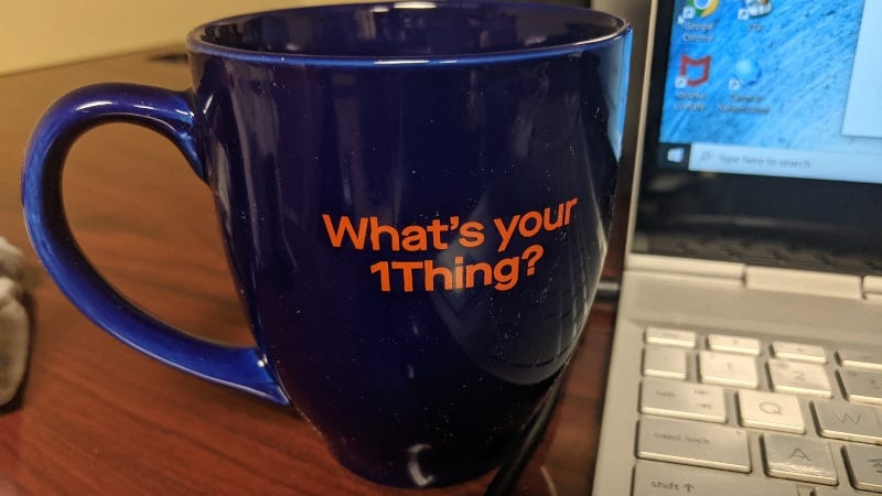 Audacy 1Thing mug / HR 