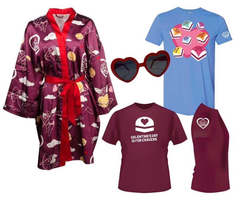 White Castle's Valentine's Day merch