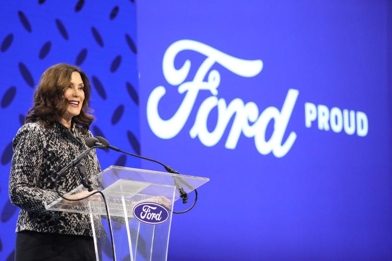 Gov. Gretchen Whitmer at Ford announcement