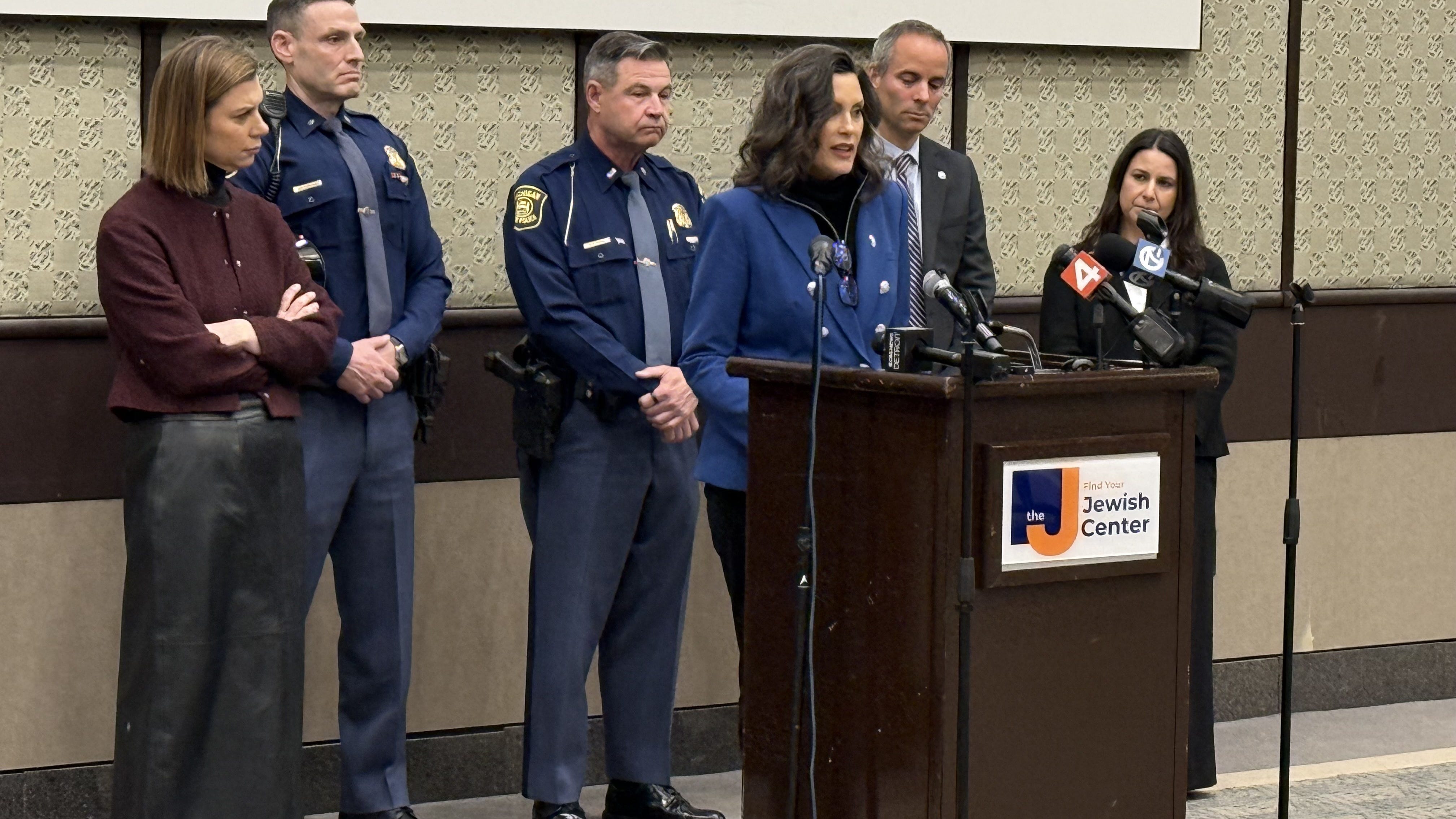 Gov. Whitmer condemns antisemitism, calls for everyone to 'turn down the rhetoric' in wake of Temple Israel attack