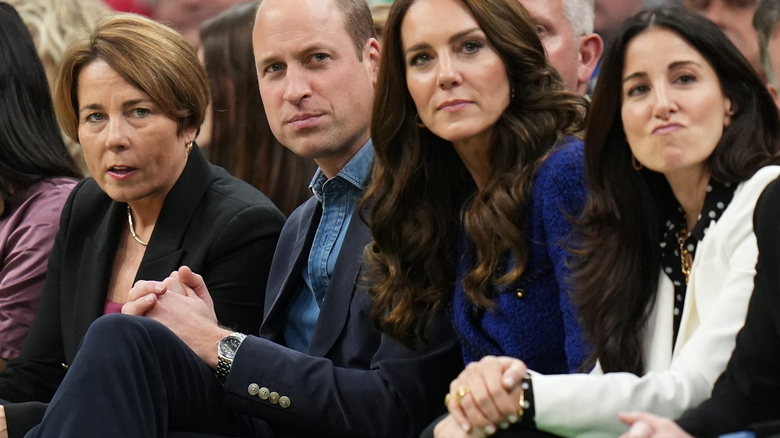 Prince William, Princess Kate sit courtside at TD Garden for Celtics-Heat