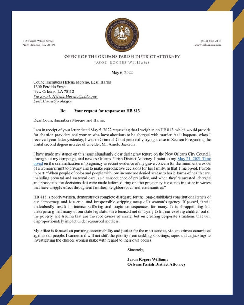Williams response