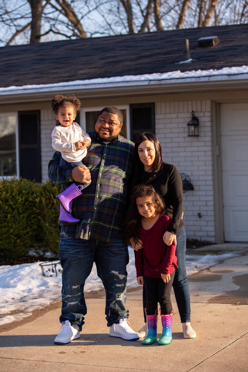 Robert Williams and his family