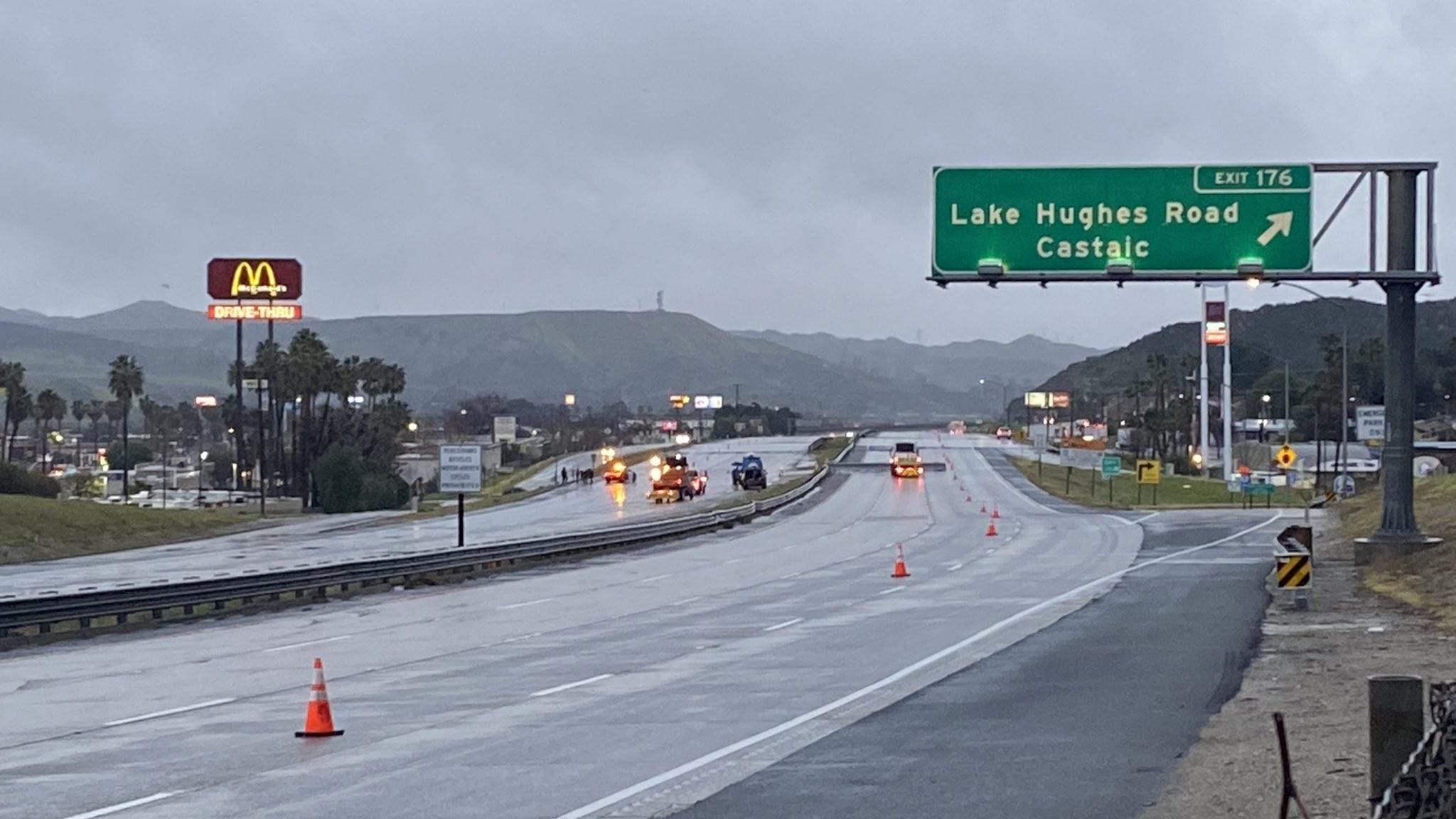 Winter storm slams SoCal with rain; snow forces closure of Grapevine