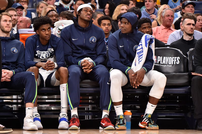 Wolves bench