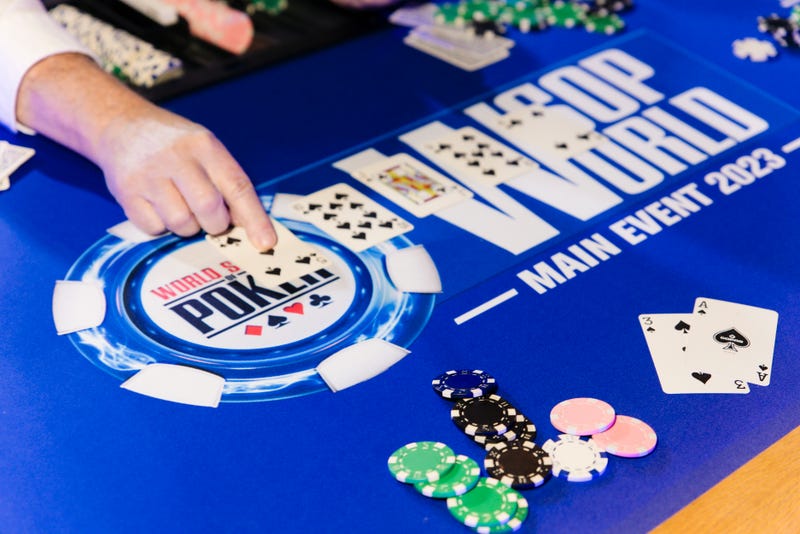 Games being played at the WSOP Free-to-Play app hosted poker tournament for their players on July 15, 2023