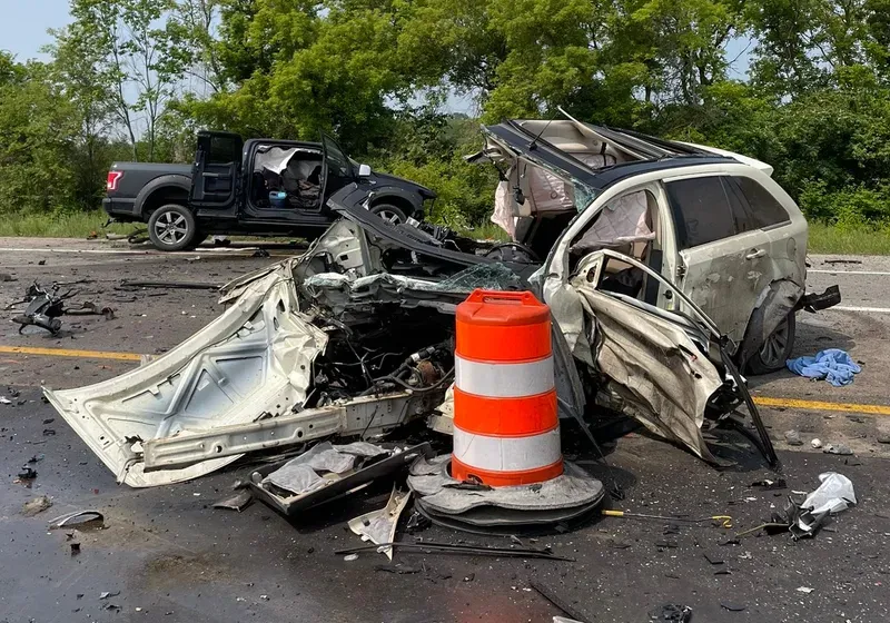 SUV destroyed in wrong-way crash in Washtenaw County