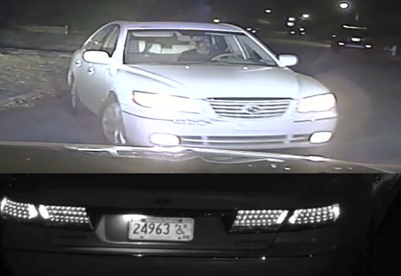 Police say this car was seen leaving the scene of a deadly home invasion.