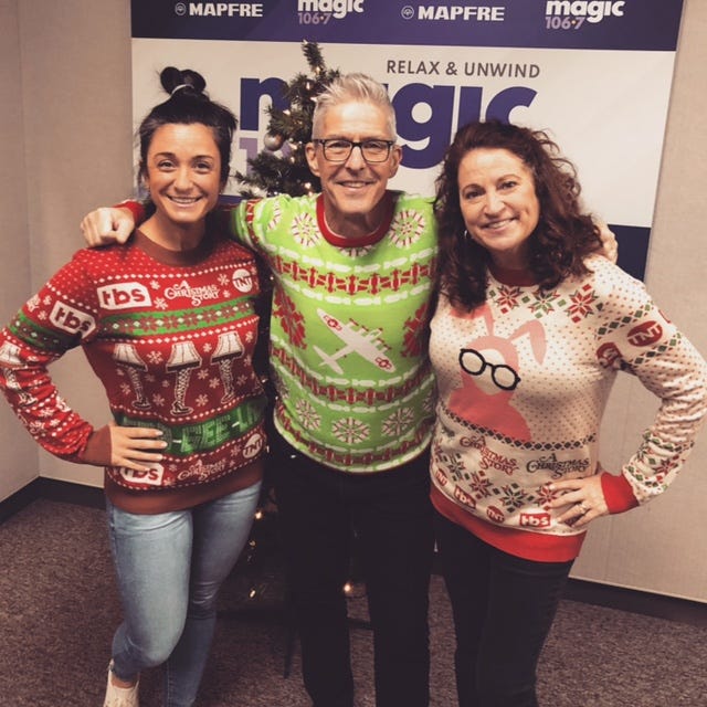 Kendra, David and Sue Ready for Christmas Music!