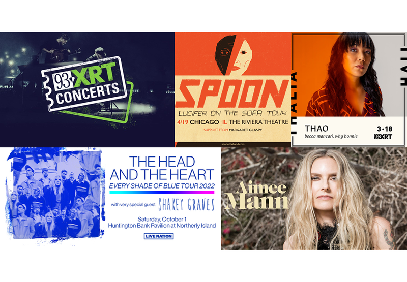 93XRT Concert Presales Spoon, Thao, Aimee Mann, The Head and The Heart