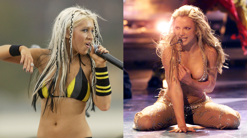Christina Aguilera and Britney Spears