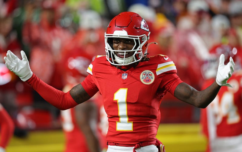 Chiefs receiver Xavier Worthy