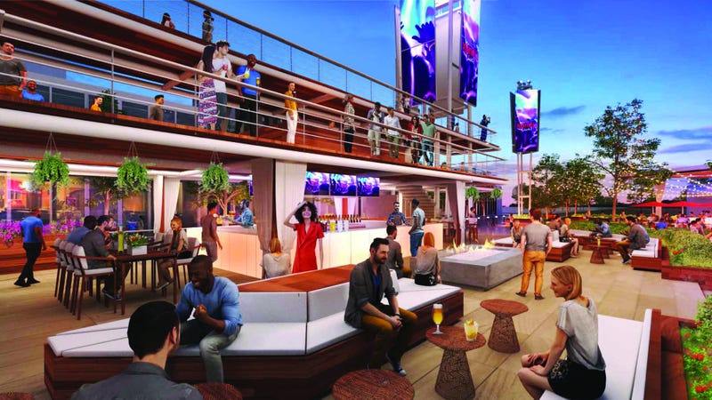 Visitors can expect enhancements to the outdoor plaza and improvements to the interior and exterior of Xfinity Live.