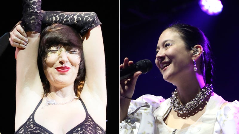 Karen O of the Yeah Yeah Yeahs and Michelle Zauner of Japanese Breakfast