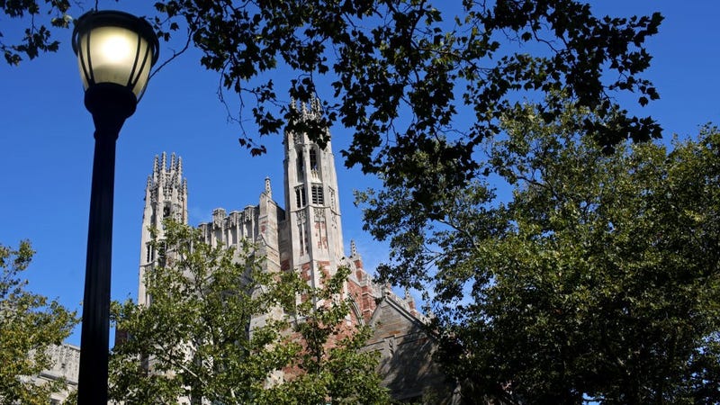 Yale University Law School is shown on the day the U.S. Senate Judiciary Committee was holding hearings for testimony from Supreme Court nominee Brett Kavanaugh and Dr. Christine Blasey Ford on September 27, 2018 in New Haven, Connecticut. 