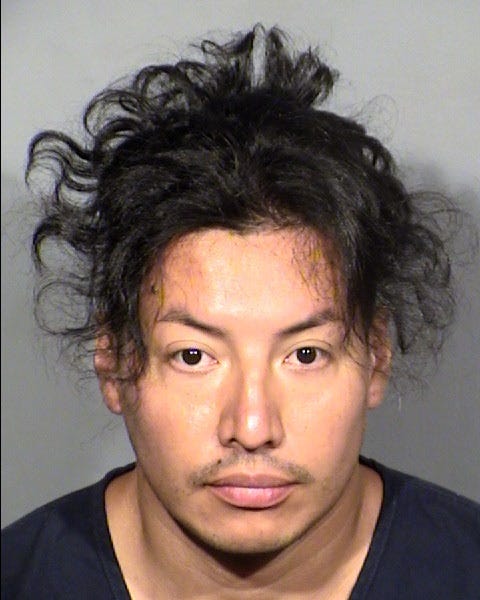 Booking photo of murder suspect Yoni Barrios