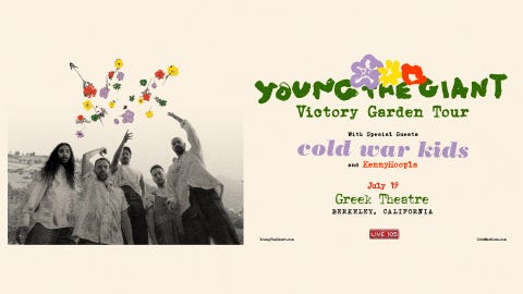 LIVE 105 Presents: Young The Giant - Victory Garden Tour
