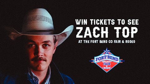 Zach Top at Fort Bend County Fair and Rodeo