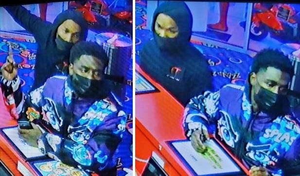 Suspects in shooting at Zap Zone