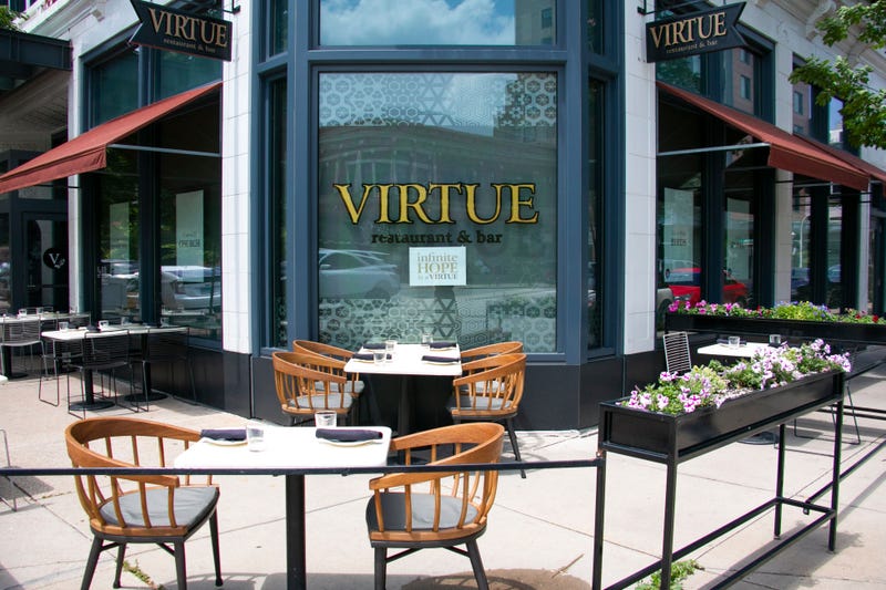 exterior of Virtue Restaurant 